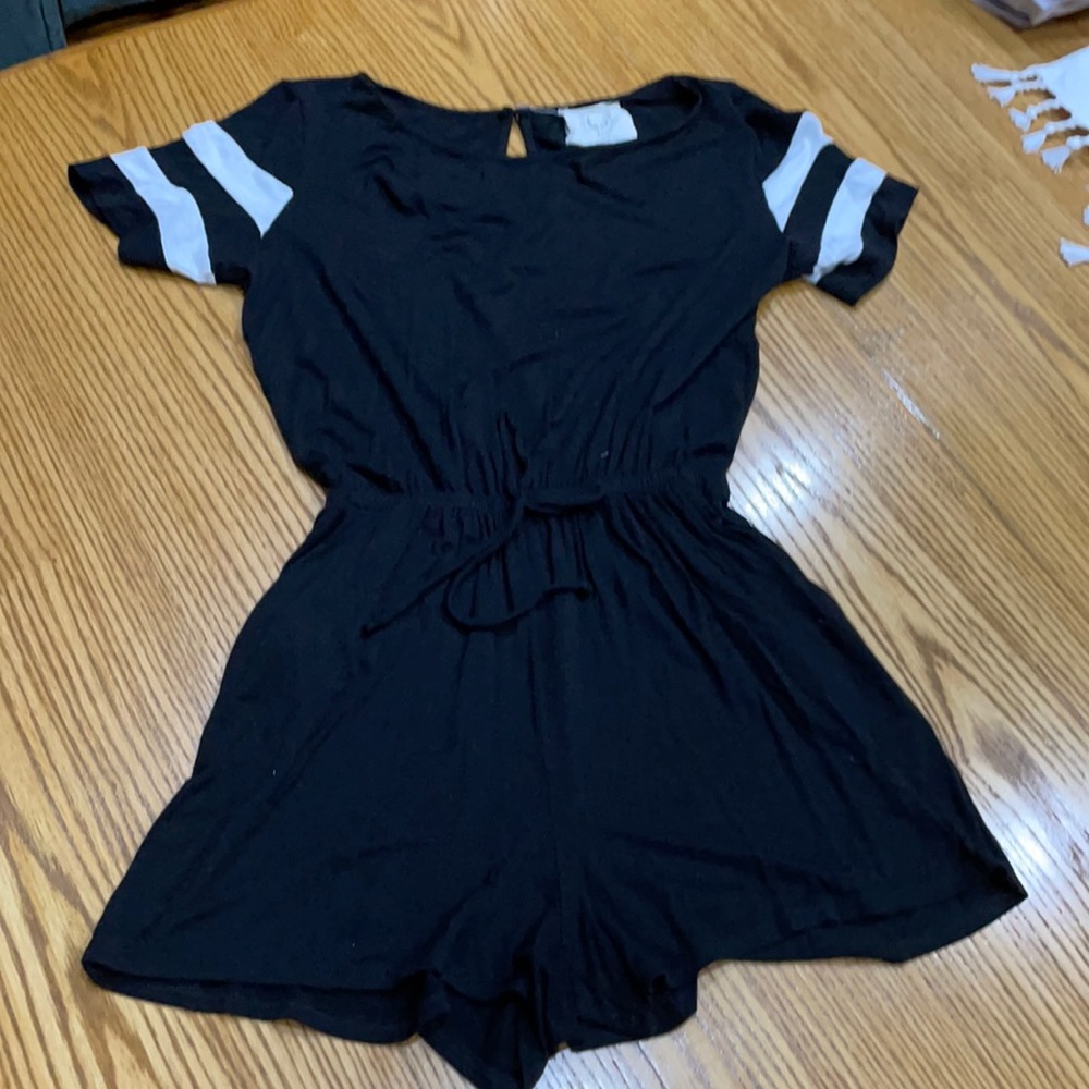 Fantastic Fawn Stripe Sleeve romper